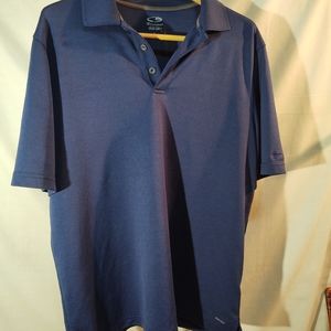 Champion Duo Dry Men's Large Dark Blue Polo Shirt.